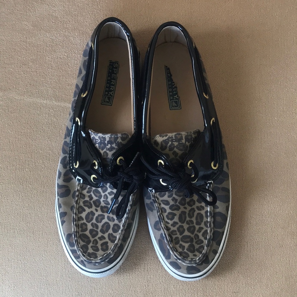 Sperry Top Sider Cheetah Print Shoes
